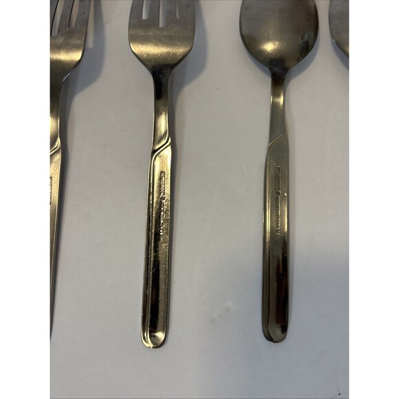 Cambridge PAIGE Stainless Glossy Silverware  Flatware Set Of 5 - Picture 13 of 16